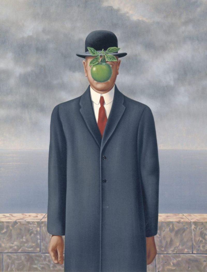 Son of Man Rene Magritte Surrealist Painting